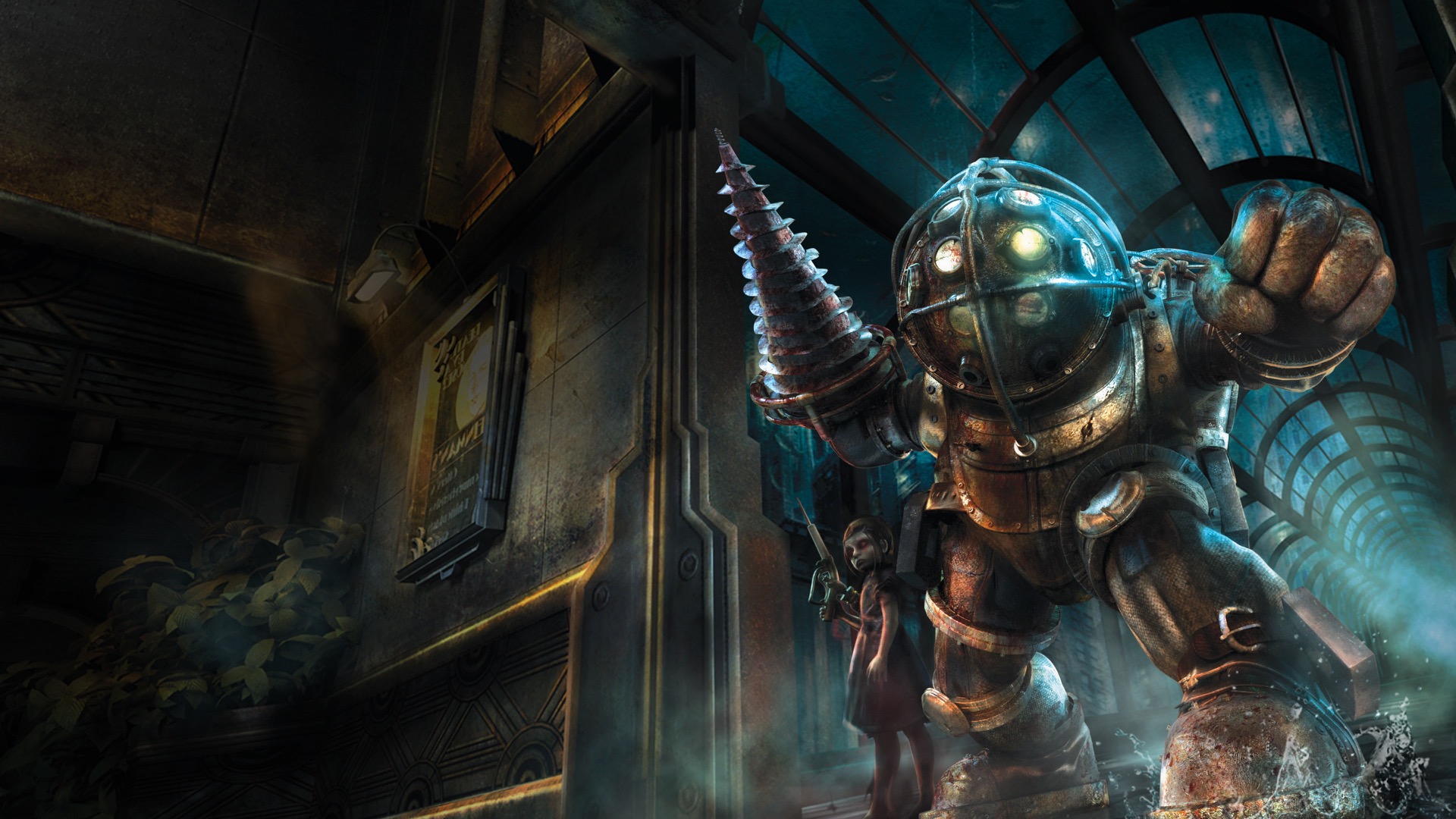 Bioshock Big Daddy in Rapture